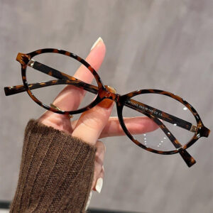 Gọng kính hình bầu dục nhựa dẻo cao cấp